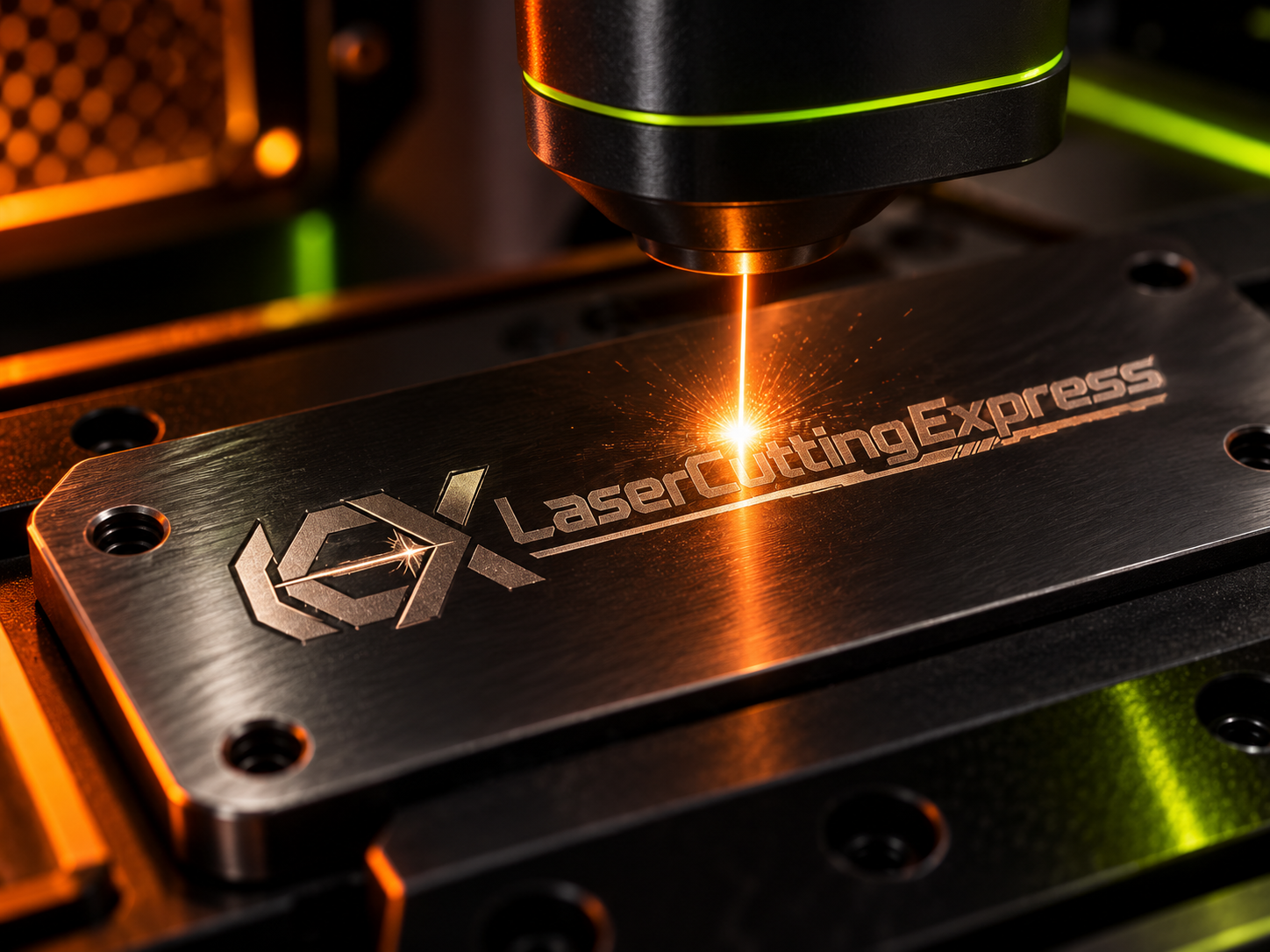 Ilustrasi konsep Galvo Engraving & Marking